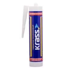 Герметик "KRASS" универсальный силиконовый белый 115мл